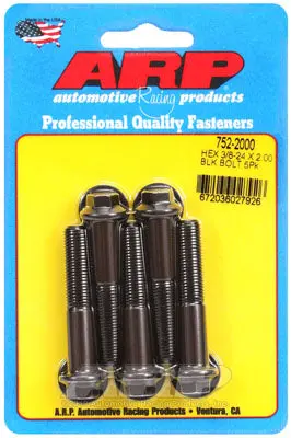 ARP 752-2000 SAE Bolt Kit 3/8-24 x 2.000 hex black oxide bolts