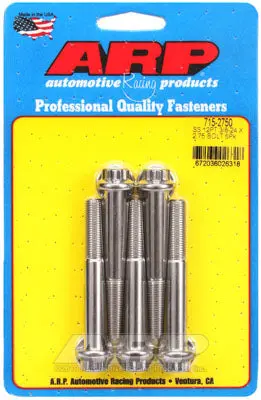 ARP 715-2750 SAE Bolt Kit 3/8-24 x 2.750 12pt 7/16 wrenching SS bolts