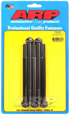 ARP 752-5000 SAE Bolt Kit 3/8-24 x 5.000 hex black oxide bolts