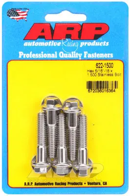 ARP 622-1500 SAE Bolt Kit 5/16-18 x 1.500 hex SS bolts