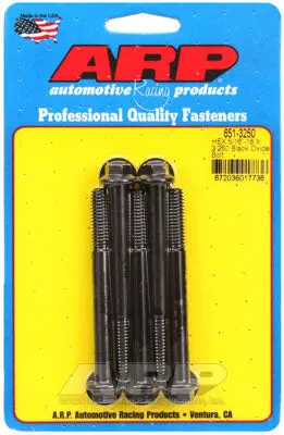 ARP 651-3250 SAE Bolt Kit 5/16-18 X 3.250 hex black oxide bolts