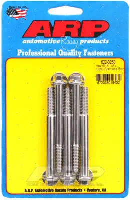 ARP 622-3250 SAE Bolt Kit 5/16-18 x 3.250 hex SS bolts