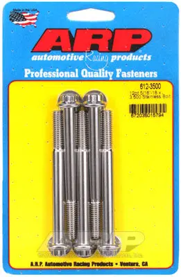 ARP 612-3500 SAE Bolt Kit 5/16-18 x 3.500 12pt SS bolts