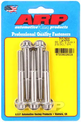 ARP 712-2500 SAE Bolt Kit 5/16-24 x 2.500 12pt SS bolts