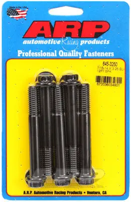 ARP 645-3250 SAE Bolt Kit 7/16-14 X 3.250 12pt 1/2 wrenching black oxide bolts