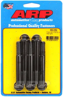 ARP 655-3250 SAE Bolt Kit 7/16-14 X 3.250 hex 1/2 wrenching black oxide bolts