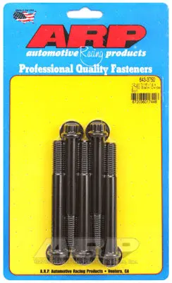 ARP 643-3750 SAE Bolt Kit 7/16-14 x 3.750 12pt black oxide bolts