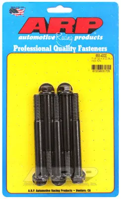 ARP 655-4000 SAE Bolt Kit 7/16-14 X 4.000 hex 1/2 wrenching black oxide bolts