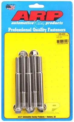 ARP 626-4000 SAE Bolt Kit 7/16-14 X 4.000 hex SS bolts