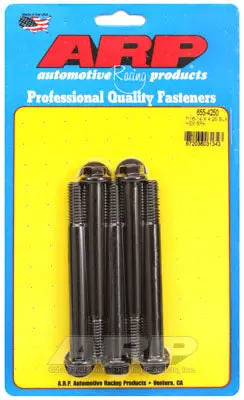 ARP 655-4250 SAE Bolt Kit 7/16-14 X 4.250 hex 1/2 wrenching black oxide bolts