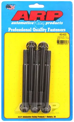 ARP 643-4500 SAE Bolt Kit 7/16-14 x 4.500 12pt black oxide bolts