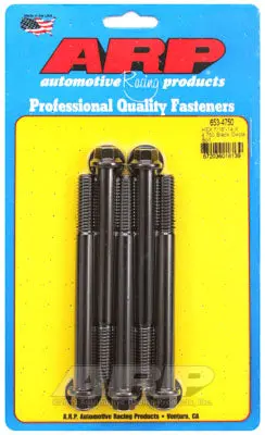ARP 653-4750 SAE Bolt Kit 7/16-14 X 4.750 hex black oxide bolts