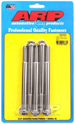ARP 624-5000 SAE Bolt Kit 7/16-14 X 5.000 hex 1/2 wrenching SS bolts
