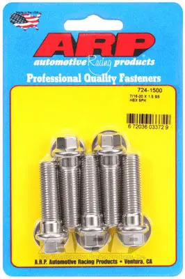 ARP 724-1500 SAE Bolt Kit 7/16-20 x 1.500 hex SS bolts