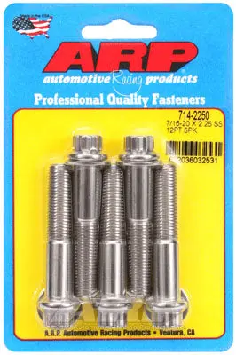 ARP 714-2250 SAE Bolt Kit 7/16-20 x 2.250 12pt SS bolts