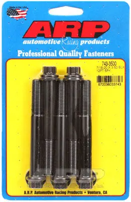ARP 743-3500 SAE Bolt Kit 7/16-20 x 3.500 12pt black oxide bolts