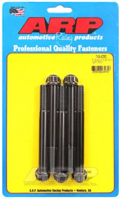 ARP 743-4250 SAE Bolt Kit 7/16-20 x 4.250 12pt black oxide bolts