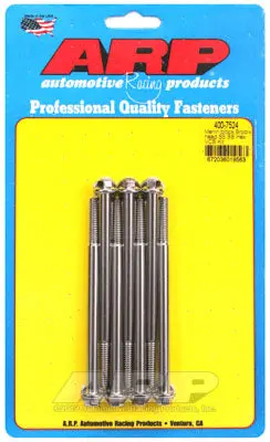 ARP 400-7524 Valve Cover Bolt Kit for Brodix Big Block Series. stamped steel. SS. hex