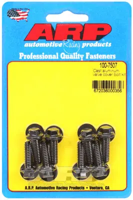 ARP 100-7507 Valve Cover Bolt Kit for Cast aluminum. 8740. hex