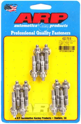 ARP 400-7616 Valve Cover Stud Kit for Cast aluminum. SS. 12pt