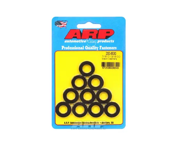 ARP 200-8530 Washer Kit 7/16" ID 13/16 "OD black oxide washers