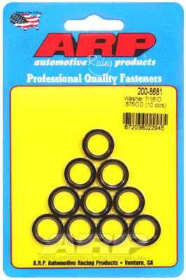 ARP 200-8681 Washer Kit 7/16" ID 5/8" OD chamfer con rod washers