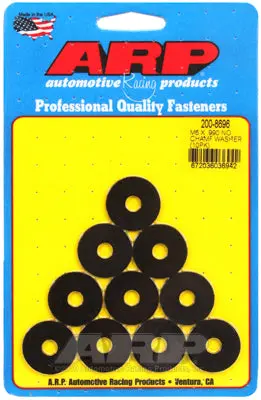 ARP 200-8696 Washer Kit M6 ID .990 OD black oxide washers