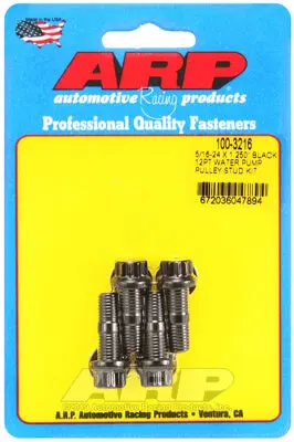 ARP 100-3216 Water Pump Pulley Stud Kit for 5/16-24 X 1.250?. 8740. black oxide. 12pt