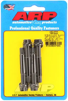 ARP 100-3222 Water Pump Pulley Stud Kit for 5/16-24 X 2.500?. 8740. black oxide. 12pt
