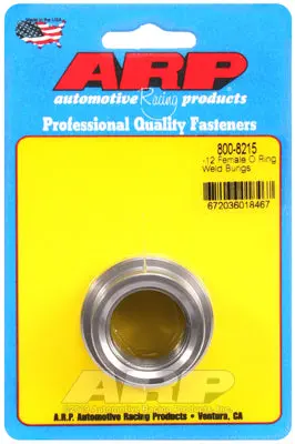 ARP 800-8215 Weld Bung Specialty Kit -12 female O ring steel weld bung
