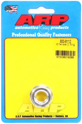 ARP 800-8112 Weld Bung Specialty Kit -6 female O ring aluminum weld bung