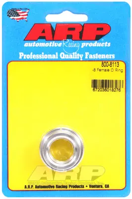 ARP 800-8113 Weld Bung Specialty Kit -8 female O ring aluminum weld bung