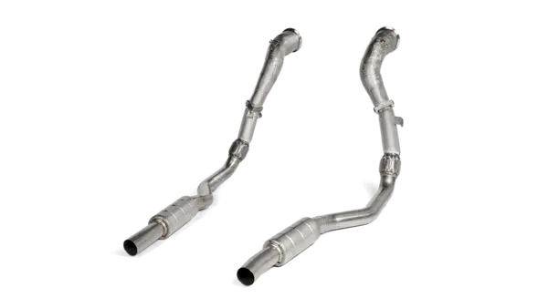 AKRAPOVIC DP/L-AU/SS/1 Downpipe / Link Pipe Set (SS) for AUDI RS6 Avant / RS7 Sportback Performance (C8) OPF/GPF 2023-2024