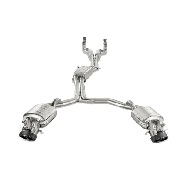 AKRAPOVIC S-AU/TI/3H Exhaust System Evolution Line (Titanium) for AUDI RS6 Avant (C7) 2014-2018 ECE Type Approval