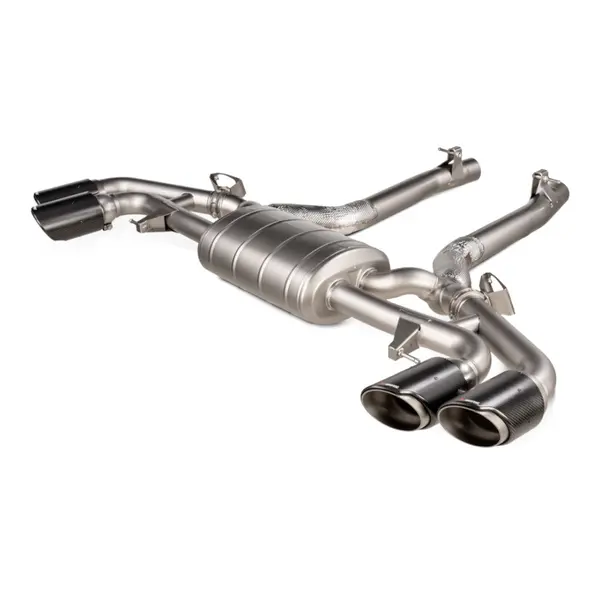 AKRAPOVIC S-BM/T/28H Exhaust System Slip-On Line (Titanium) for BMW X5M / X5M Competition (F95) / X6M / X6M Competition (F96) OPF/GPF 2021-2023