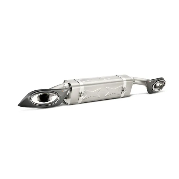 AKRAPOVIC S-PO991TSO-HT Exhaust System Slip-On Line (Titanium) for PORSCHE 911 Turbo / Turbo S (991) ECE Type Approval