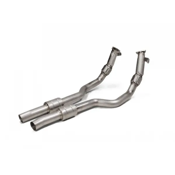 AKRAPOVIC L-AU/SS/8/1 Link Pipe Set (SS) for AUDI RS6 Avant / RS7 Sportback Performance (C8) - OPF/GPF 2023+