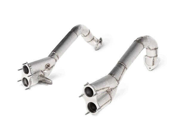 AKRAPOVIC L-PO/T/13/1 Link Pipe Set (Titanium) for PORSCHE 718 Cayman GTS 4.0 / Boxster GTS 4.0 2020-2024