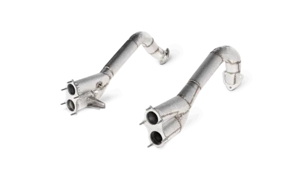 AKRAPOVIC L-PO/T/13 Link pipe set (Titanium) PORSCHE Cayman GT4