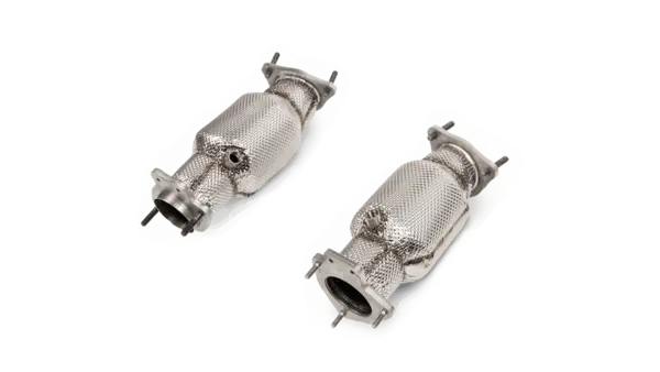 AKRAPOVIC L-CO/SS/1 Link Pipe Set with Cat (SS) for CHEVROLET Corvette Stingray (C8) 2020-2024