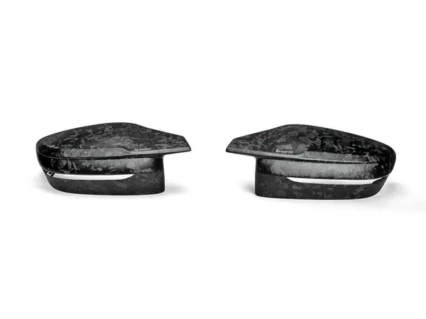 AKRAPOVIC WM-BM/CA/5/CF Mirror Cap Set (Chopped Carbon) Matte for BMW M2 (G87) / M3 (G80/G81) / M4
