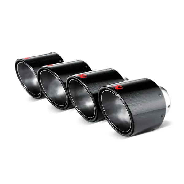 AKRAPOVIC TP-NIR35C Tail Pipe Set (Carbon, Dia 125 mm) for NISSAN GT-R (R35) / CHEVROLET Corvette ZO6/ZR1