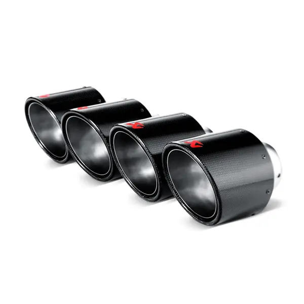 AKRAPOVIC TP-CT/1 Tail Pipe Set (Carbon, dia-115 mm) for CHEVROLET Corvette ZO6/ZR1 (C6) 2006-2011