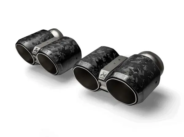 AKRAPOVIC TP-CT/73/CF Tail Pipe Set (Chopped Carbon) for BMW M2 (G87) / M3 (G80/G81) / M4