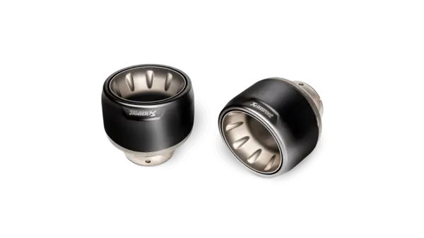 AKRAPOVIC TP-T/S/28 Tail Pipe Set (Titanium) Black for PORSCHE 718 Cayman GTS 4.0 / Boxster GTS 4.0 2020-2024