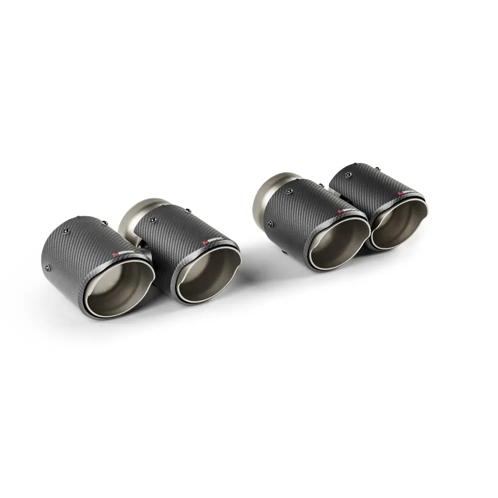 AKRAPOVIC TP-CT/78 Tail Pipe Set Cylindrical Design (Carbon) for BMW M5