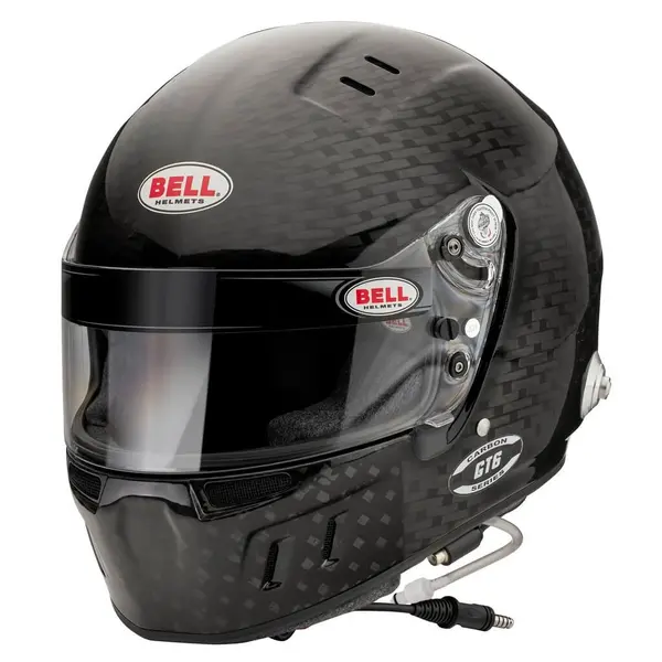 BELL 5239A33 Full-Face Helmet GT6 RD Carbon HANS (Orange Interior), FIA 8859-2024 / SA2020 +