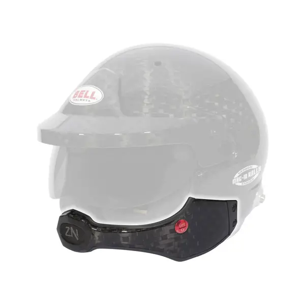 BELL 2081826 Half Chin Bar Short Kit for MAG-10 Helmet, Carbon, Clear Coat