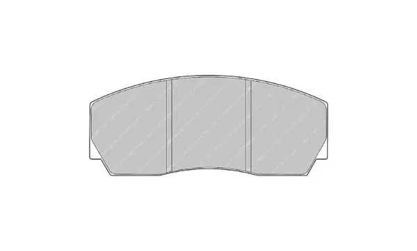 FERODO FRP216R Brake Pads DS3000 for Caliper AP Racing CP3307 / CP3620 / Alcon PNF0084X245