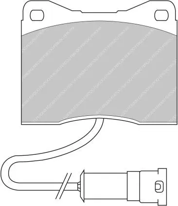 FERODO FDS399 Brake pads front BMW E12 / E23 / E24 / E28